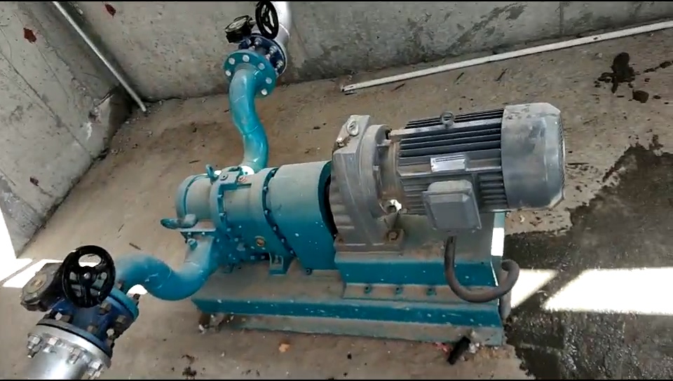 烟台橡胶转子泵应用-龙大集团养殖污水厂