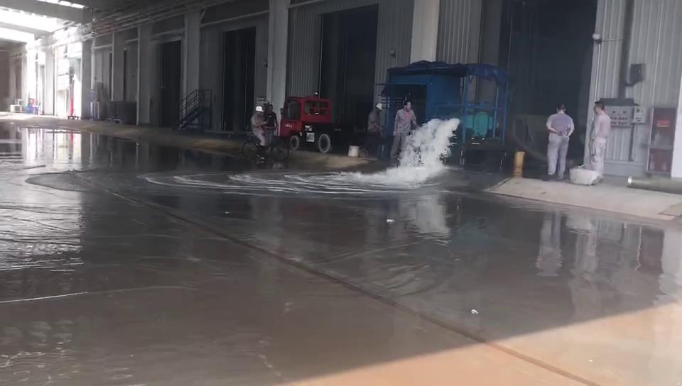 大流量转子泵移动泵车助力庞巴迪厂区排水